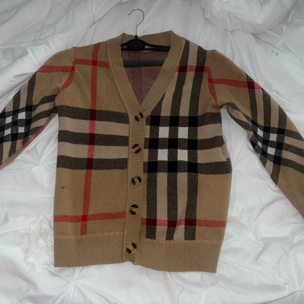 Checkered sweater